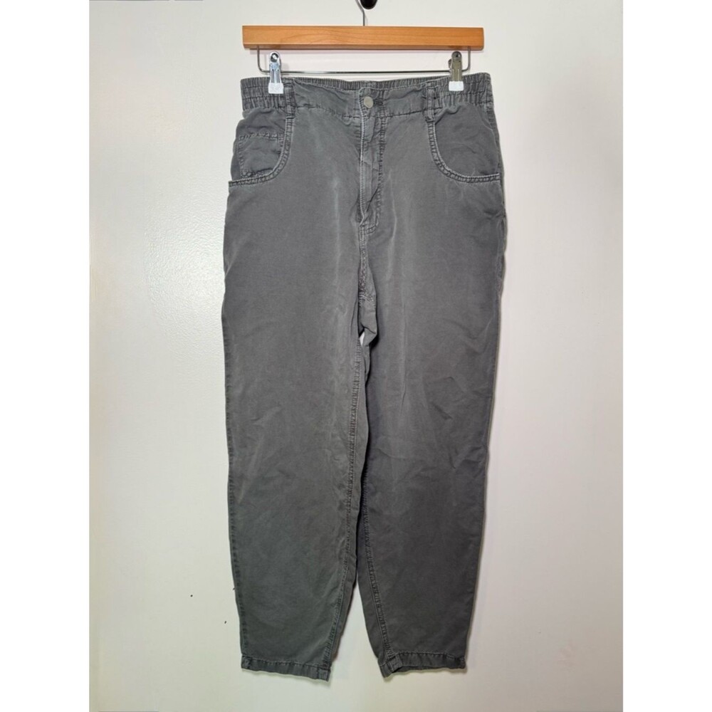ZARA Stretch High Waisted Mom Jeans Tapered Leg